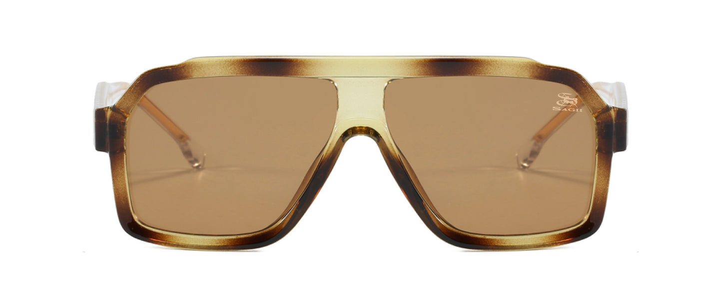 Easton Retro Classic Pilot Sunglasses in Light Tortoise
