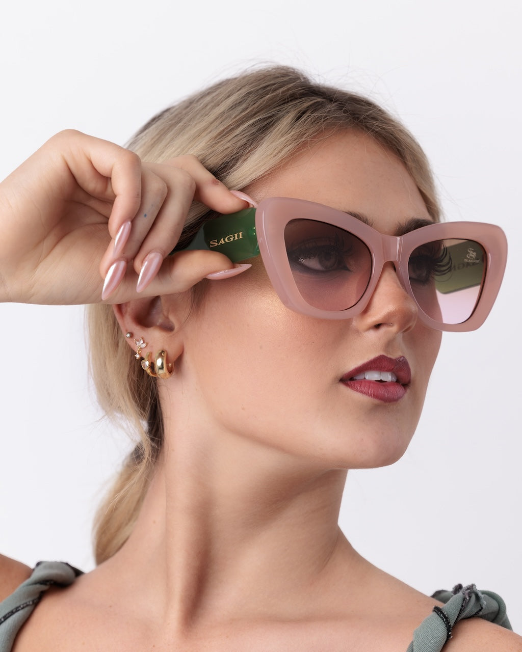 SAGII | PINK EYEWEAR | CAT EYE GLASSES