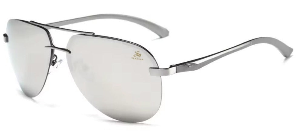 Aviator Eyeglasses Silver Mirrored Aviator Sunglasses For Men