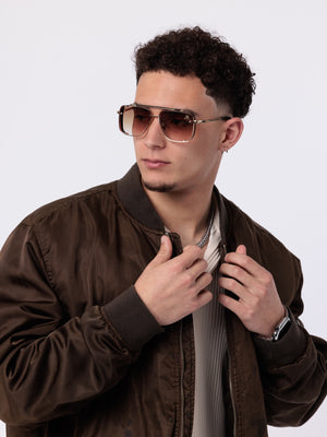 Raptor Sunglasses in Light Brown
