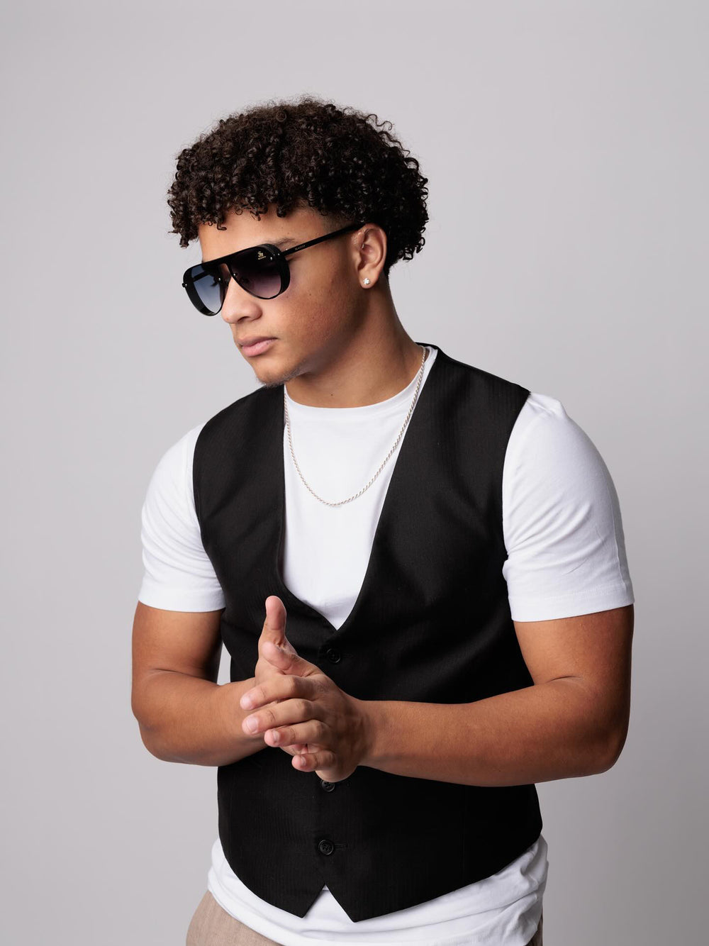 SAGII | BLACK EYEWEAR | AVIATOR SUNGLASSES