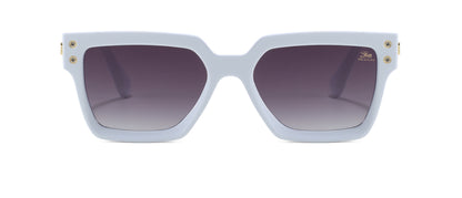Ace Square Retro Sunglasses in white