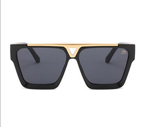 Bentley Flat Top Shades Black/Gold