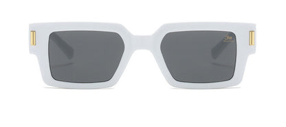 Panther Square Frame in White/Gold