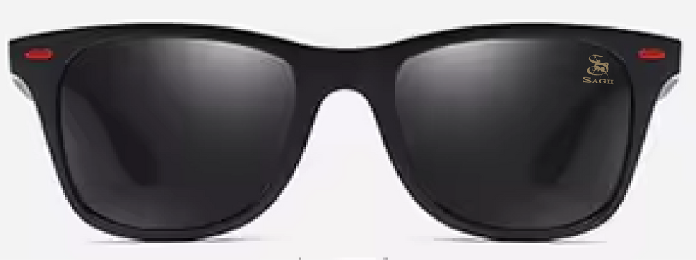 POLARIZED WAYFARER | BLACK SUNGLASSES | SAGII EYEWEAR
