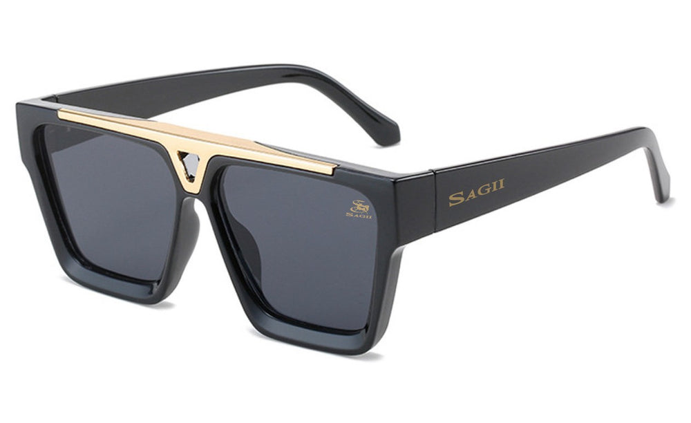 Bentley Flat Top Shades Black/Gold