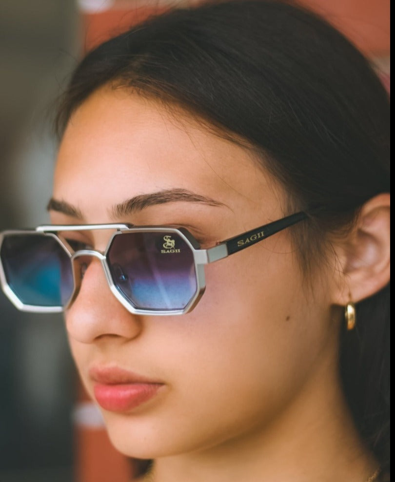 OCTAGON METAL FRAME | GEOMETRIC SUNGLASSES | SAGII