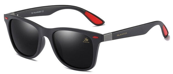 POLARIZED WAYFARER | BLACK SUNGLASSES | SAGII EYEWEAR