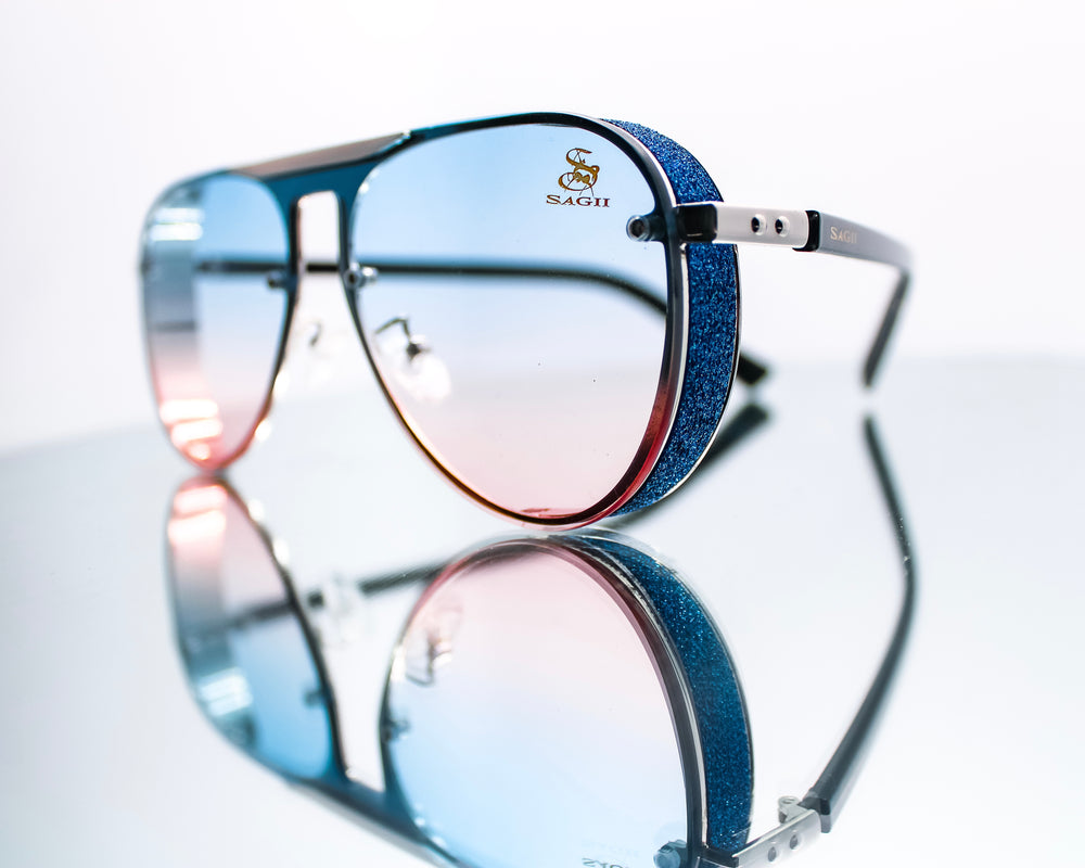 SAGII | BLUE EYEWEAR | AVIATOR SUNGLASSES